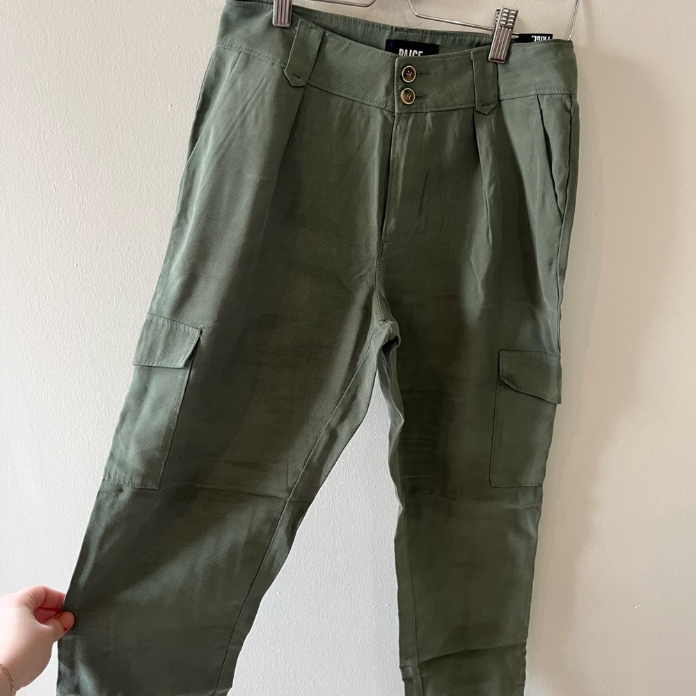 PAIGE women’s Olive Cargo Pants